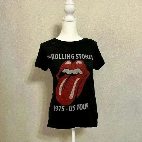 Rolling Stones vintage style rock music concert shirt size small - Picture 6 of 7